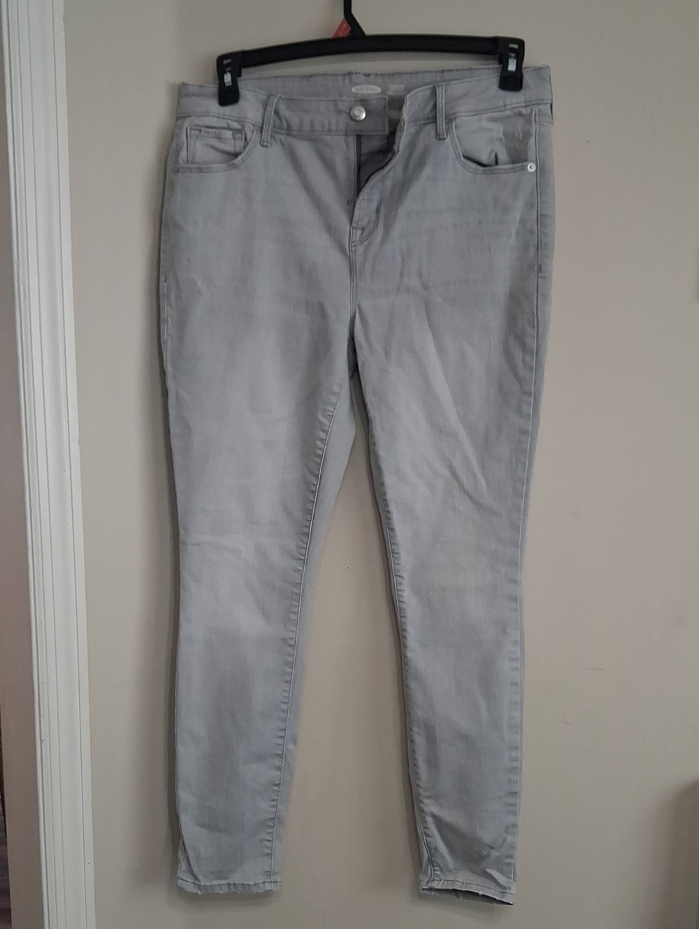 Old Navy Light Gray Skinny Jeans